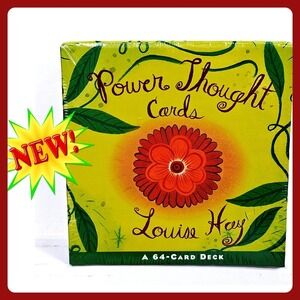 Louise Hay Power Thought Cards Affirmation Deck 64 Card New Sealed 9781561706129